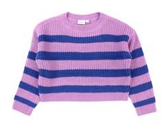 Name It knitwear smokey grape stripes